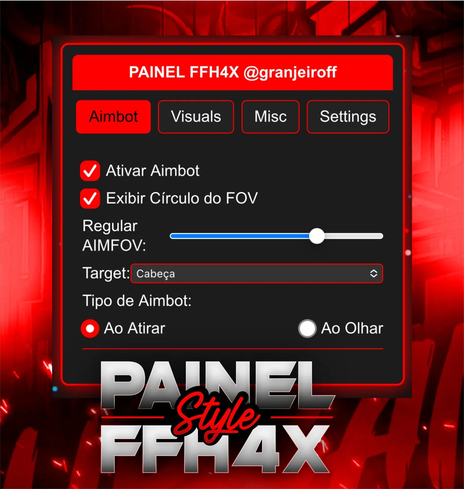 PAINEL FFH4X STYLE IOS